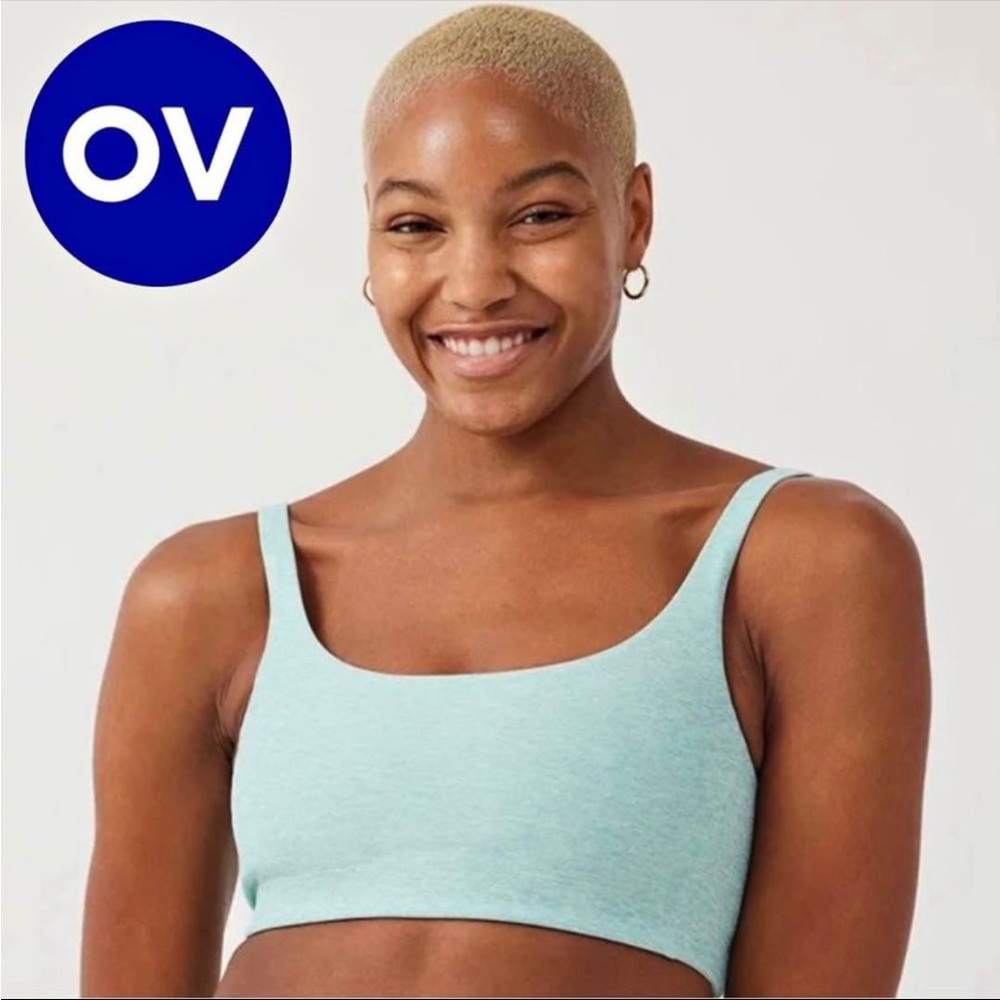 Outdoor Voices Mint Double Time Bra XL